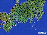 2017年06月18日の東海地方のアメダス(日照時間)