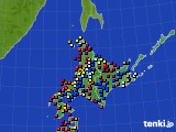 2017年06月19日の北海道地方のアメダス(日照時間)