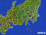 2017年06月19日の関東・甲信地方のアメダス(気温)