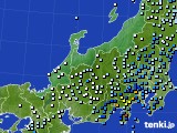 北陸地方のアメダス実況(降水量)(2017年06月21日)