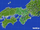 近畿地方のアメダス実況(降水量)(2017年06月21日)