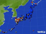 アメダス実況(日照時間)(2017年06月21日)