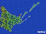 道東のアメダス実況(日照時間)(2017年06月21日)