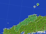 島根県のアメダス実況(気温)(2017年06月21日)