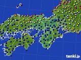 近畿地方のアメダス実況(日照時間)(2017年06月22日)