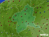 群馬県のアメダス実況(日照時間)(2017年06月22日)