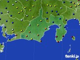 2017年06月22日の静岡県のアメダス(日照時間)