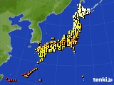 アメダス実況(気温)(2017年06月22日)