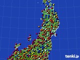 東北地方のアメダス実況(日照時間)(2017年06月23日)