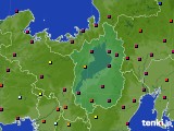 滋賀県のアメダス実況(日照時間)(2017年06月23日)