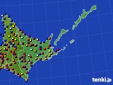 2017年06月23日の道東のアメダス(日照時間)
