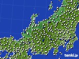 2017年06月23日の北陸地方のアメダス(風向・風速)