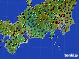 2017年06月24日の東海地方のアメダス(日照時間)