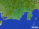 静岡県のアメダス実況(日照時間)(2017年06月24日)