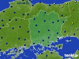 岡山県のアメダス実況(日照時間)(2017年06月24日)