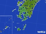 鹿児島県のアメダス実況(日照時間)(2017年06月24日)