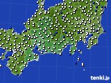 東海地方のアメダス実況(風向・風速)(2017年06月24日)