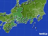 東海地方のアメダス実況(降水量)(2017年06月25日)