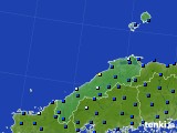 島根県のアメダス実況(日照時間)(2017年06月25日)