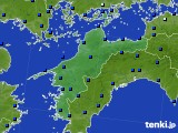 愛媛県のアメダス実況(日照時間)(2017年06月26日)