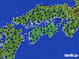 四国地方のアメダス実況(日照時間)(2017年06月27日)