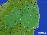 福島県のアメダス実況(日照時間)(2017年06月27日)