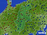 長野県のアメダス実況(日照時間)(2017年06月27日)