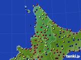 2017年06月28日の道北のアメダス(日照時間)