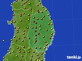 岩手県のアメダス実況(気温)(2017年06月30日)