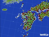 九州地方のアメダス実況(日照時間)(2017年07月01日)