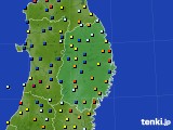 岩手県のアメダス実況(日照時間)(2017年07月01日)