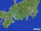 東海地方のアメダス実況(風向・風速)(2017年07月01日)