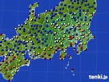 関東・甲信地方のアメダス実況(日照時間)(2017年07月02日)