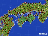 2017年07月02日の四国地方のアメダス(気温)