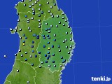 岩手県のアメダス実況(降水量)(2017年07月03日)