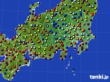 関東・甲信地方のアメダス実況(日照時間)(2017年07月03日)
