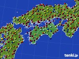 2017年07月03日の四国地方のアメダス(日照時間)