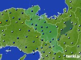 京都府のアメダス実況(降水量)(2017年07月04日)