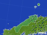 島根県のアメダス実況(降水量)(2017年07月04日)