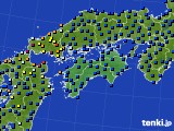 2017年07月04日の四国地方のアメダス(日照時間)