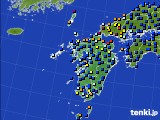 九州地方のアメダス実況(日照時間)(2017年07月04日)