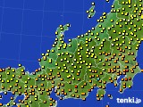 北陸地方のアメダス実況(気温)(2017年07月04日)