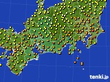 東海地方のアメダス実況(気温)(2017年07月04日)