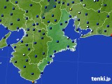 三重県のアメダス実況(日照時間)(2017年07月05日)