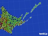 道東のアメダス実況(日照時間)(2017年07月05日)