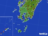2017年07月05日の鹿児島県のアメダス(日照時間)
