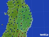 岩手県のアメダス実況(日照時間)(2017年07月05日)