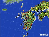 九州地方のアメダス実況(気温)(2017年07月05日)