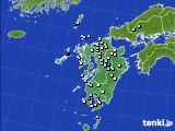 九州地方のアメダス実況(降水量)(2017年07月06日)