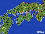 2017年07月06日の四国地方のアメダス(日照時間)